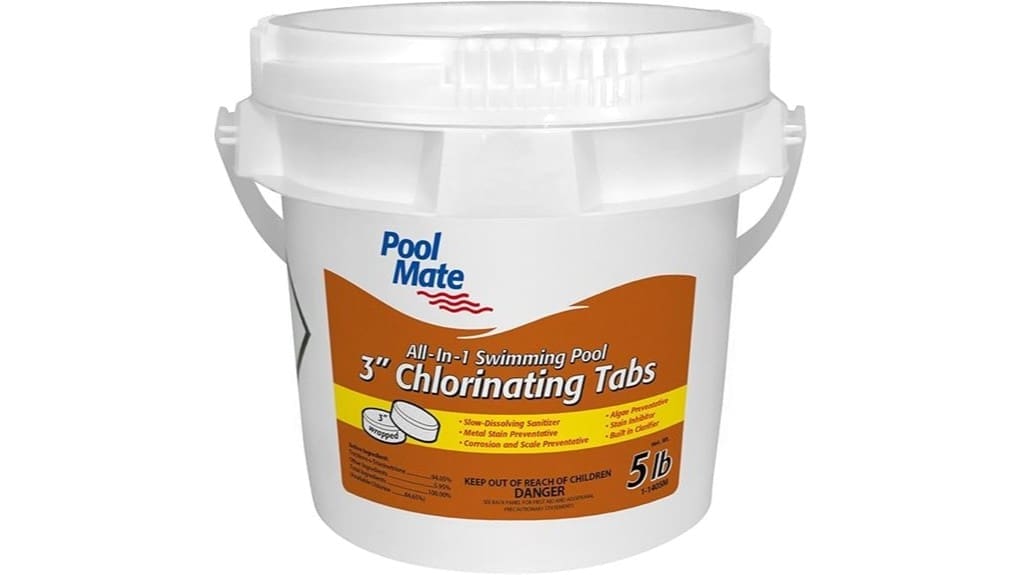 three inch chlorine pool tablets