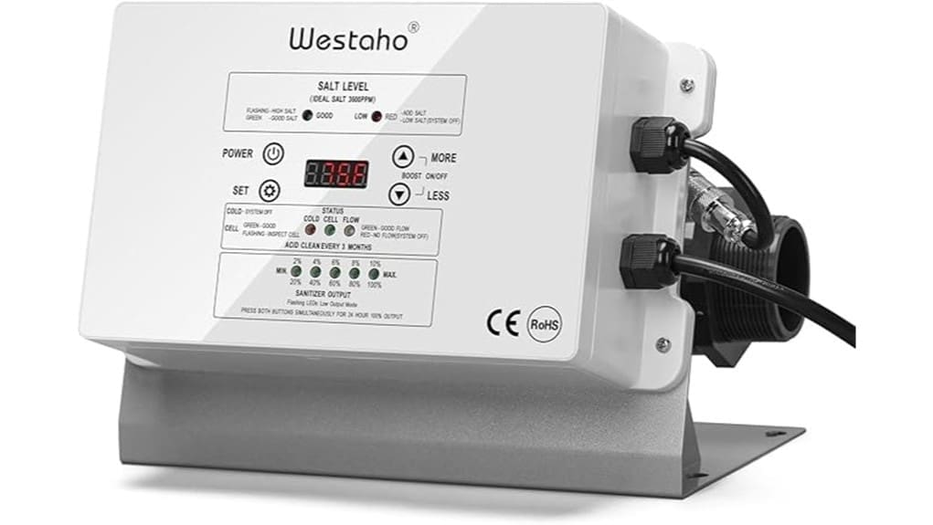 westaho salt chlorine generator review