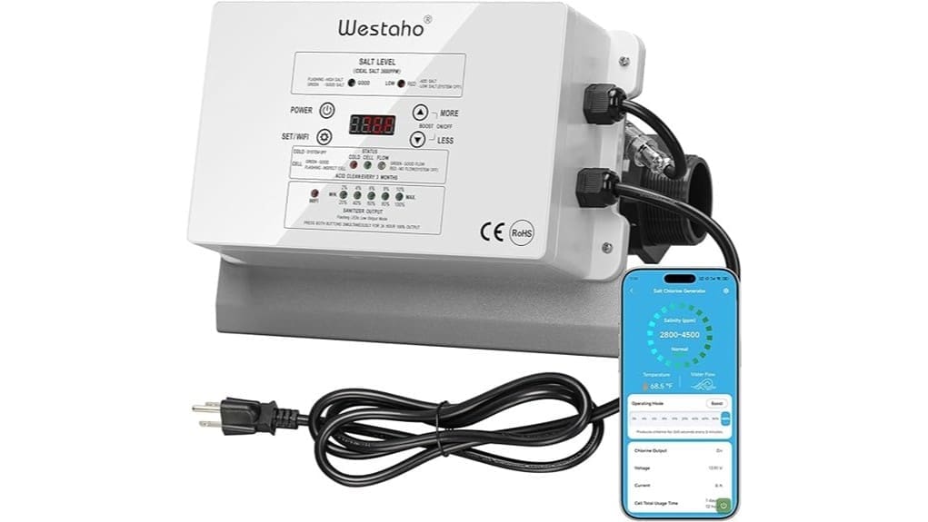 wifi salt chlorine generator review