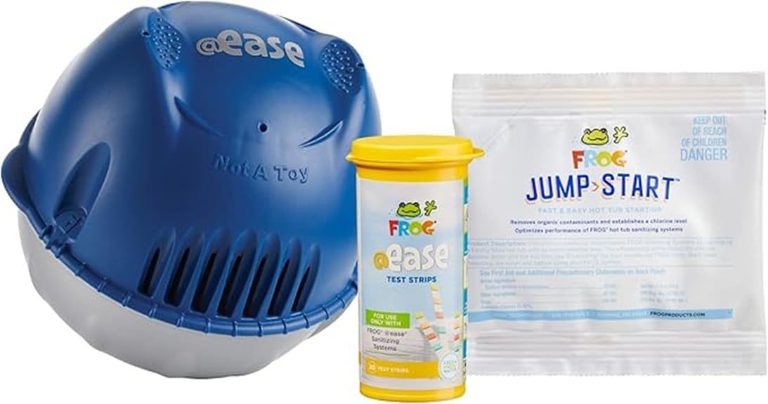 floating hot tub sanitizer system