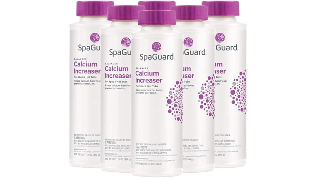 raises spa calcium hardness