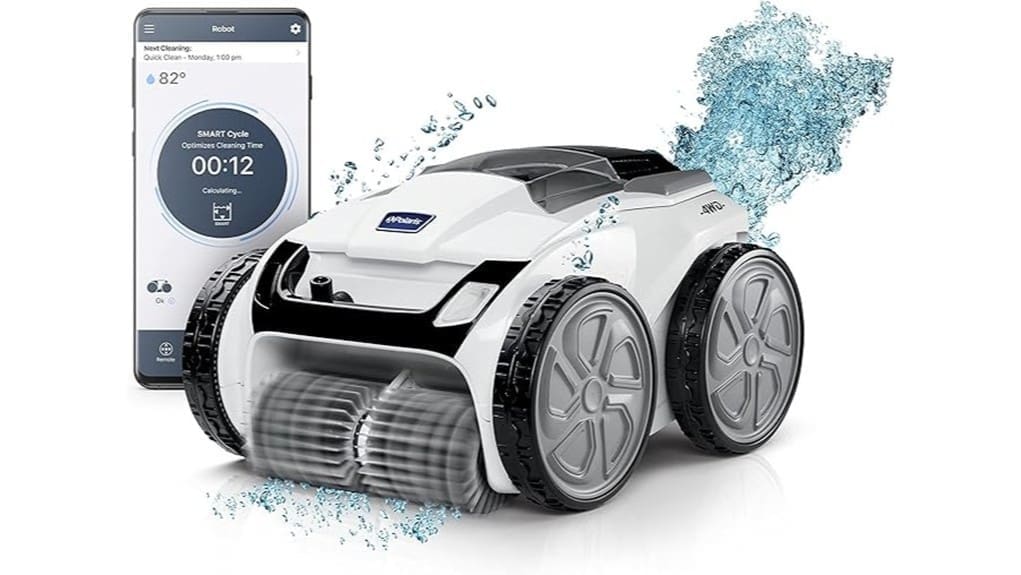 smart robotic pool cleaner
